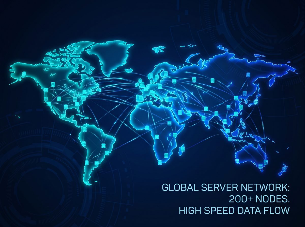 强力加速器全球服务器节点分布图